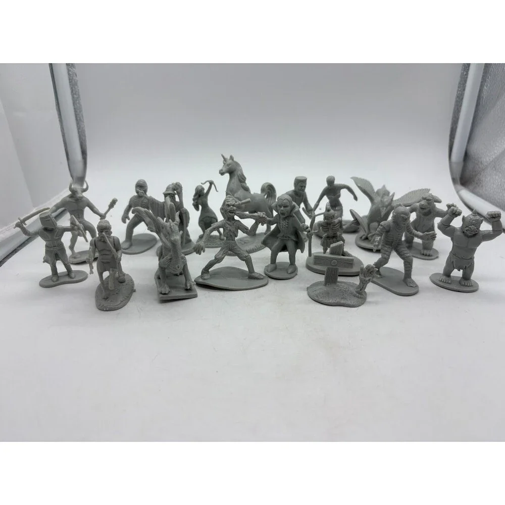SCS Direct Fantasy Creatures Mini Figure Lot Monster Dragon Wizard Mummy Unicorn